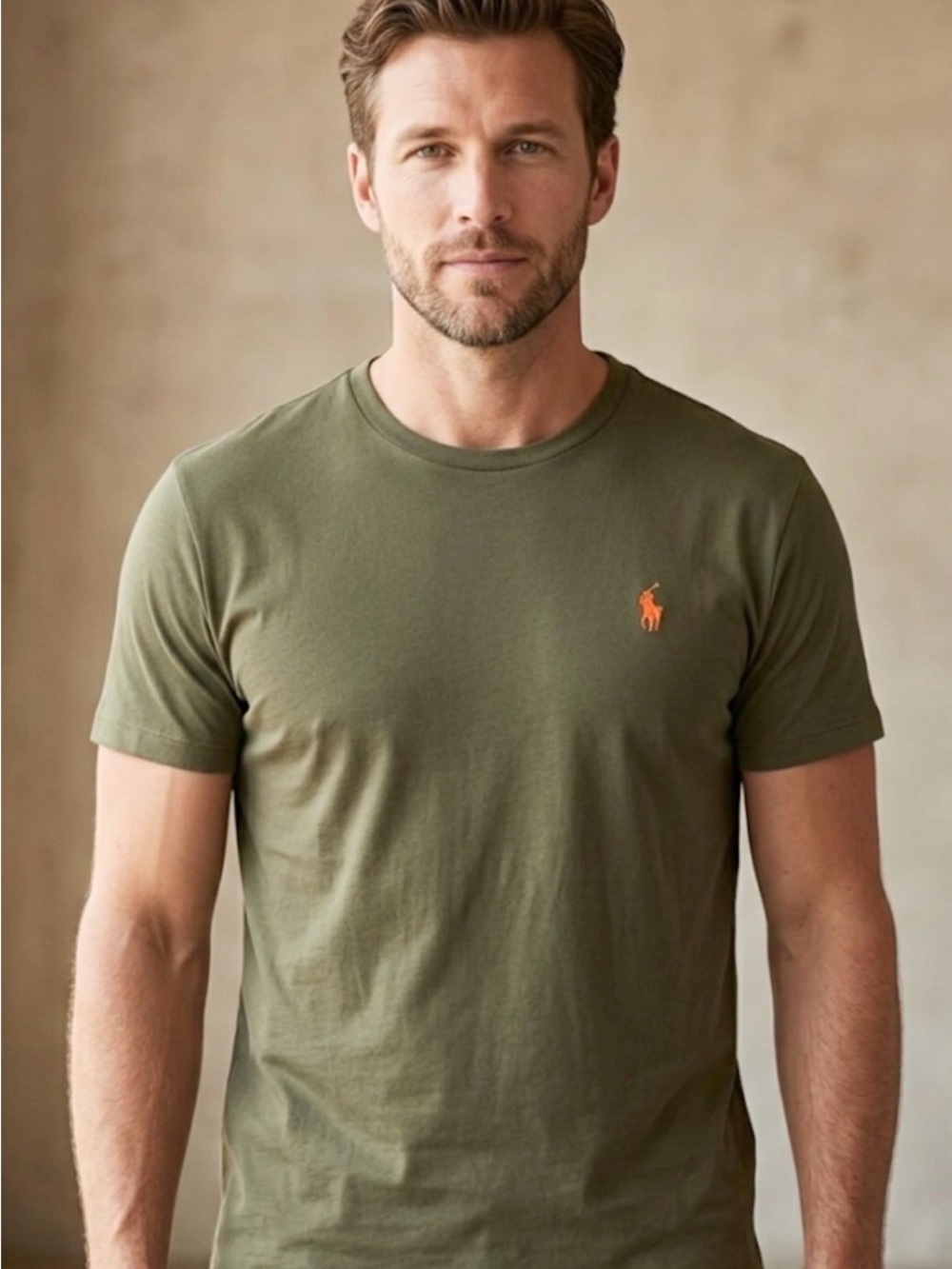 Polo Ralph Lauren Men’s Short Sleeve T Shirt In Army Green  Medium M